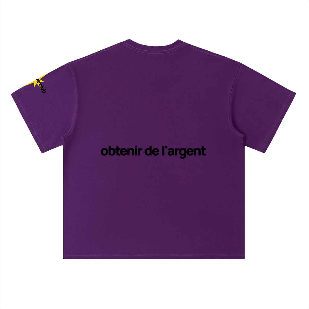 Heavyweight Drop Shoulder Cotton T-Shirt