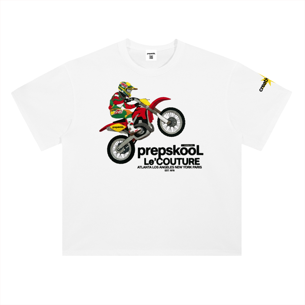 Heavyweight Drop Shoulder Cotton T-Shirt