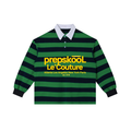 Color Block Stripe Polo Shirt