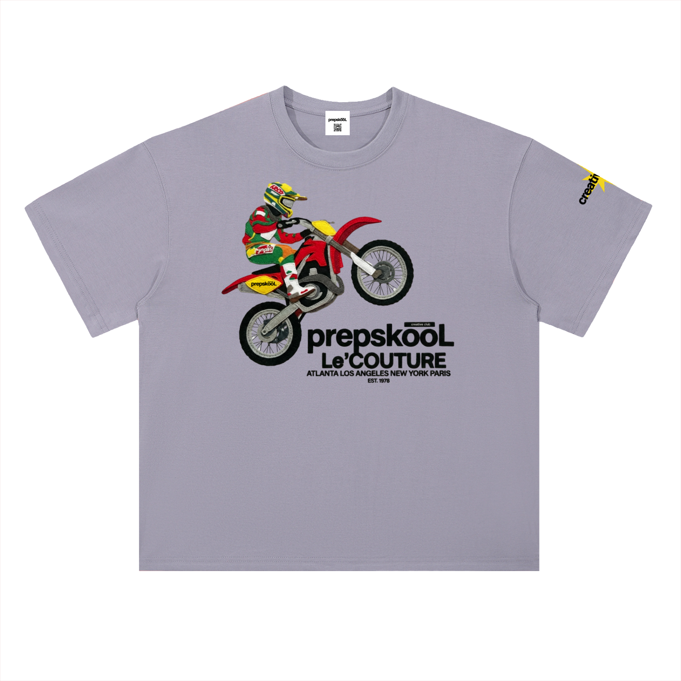 Heavyweight Drop Shoulder Cotton T-Shirt