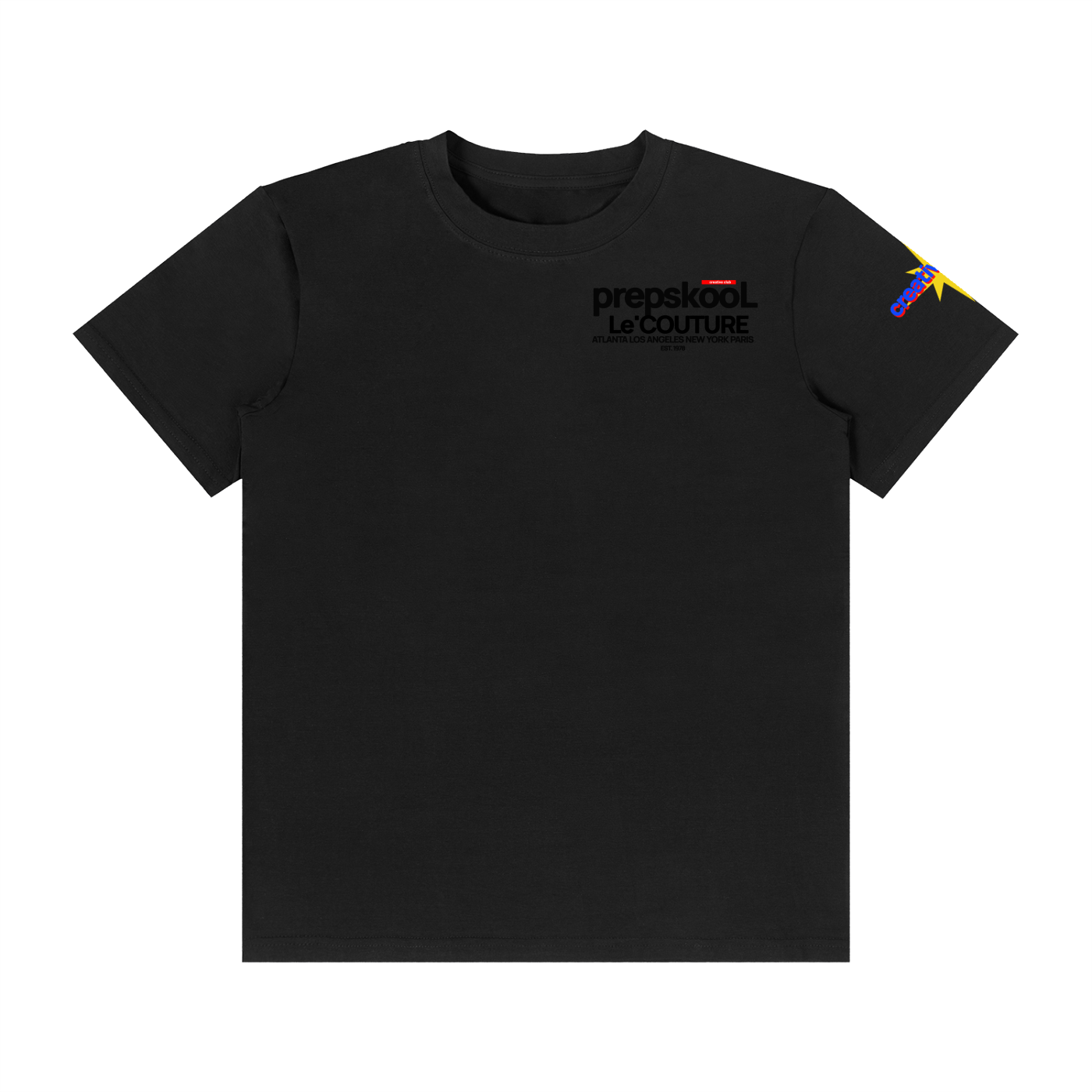 Unisex Classic Crew Neck Cotton T-Shirt