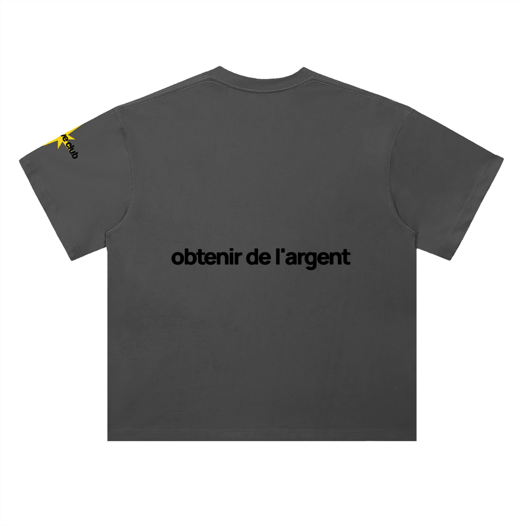 Heavyweight Drop Shoulder Cotton T-Shirt